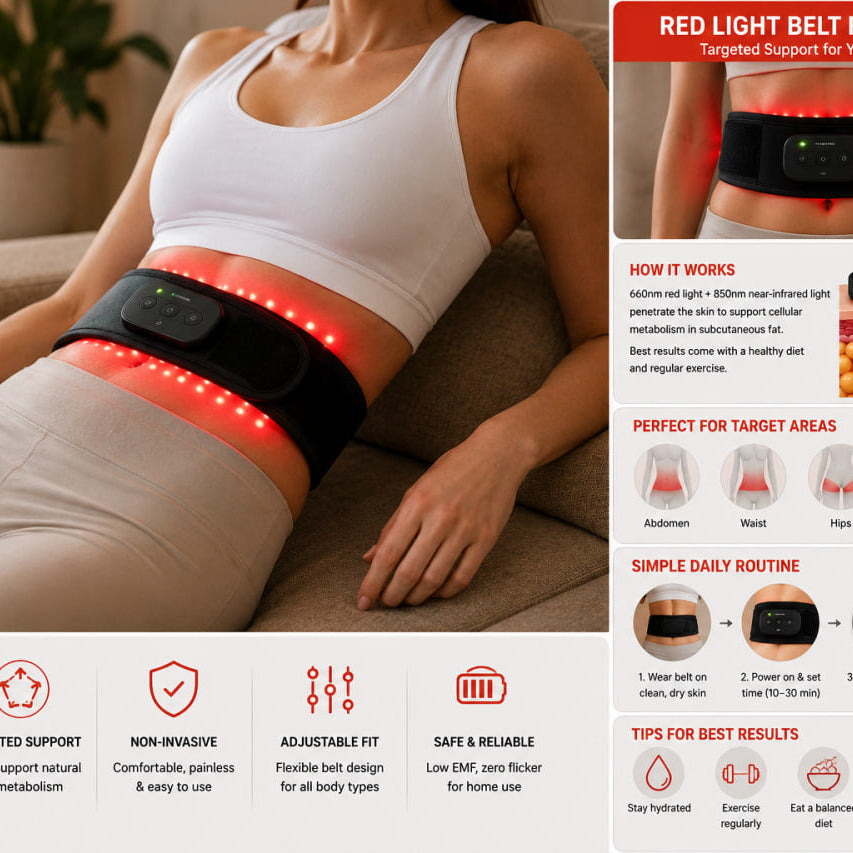 Red Light Belt for Fat Loss: Ultimate Usage Routine, Safety & Buying Tips