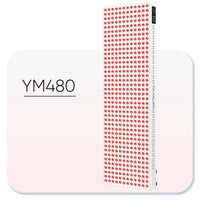 YM480 red light therapy panel with LED array for at-home muscle recovery and skin health