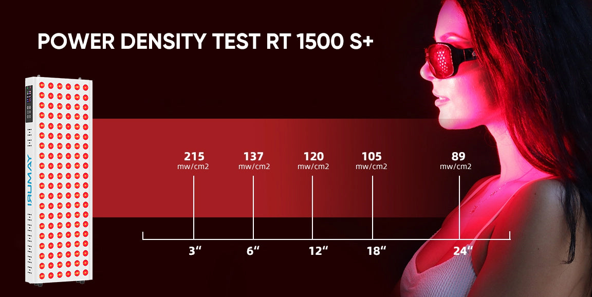 Lifestyle image of home wellness routine with YaMuri red light therapy panel