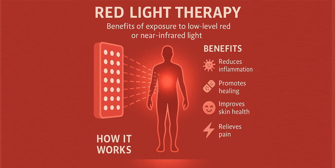 happy customer after using YaMuri red light therapy device showing visible skin improvement results