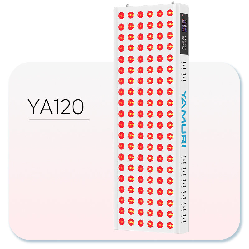 YM120 red light therapy panel for muscle recovery and daily wellness routines