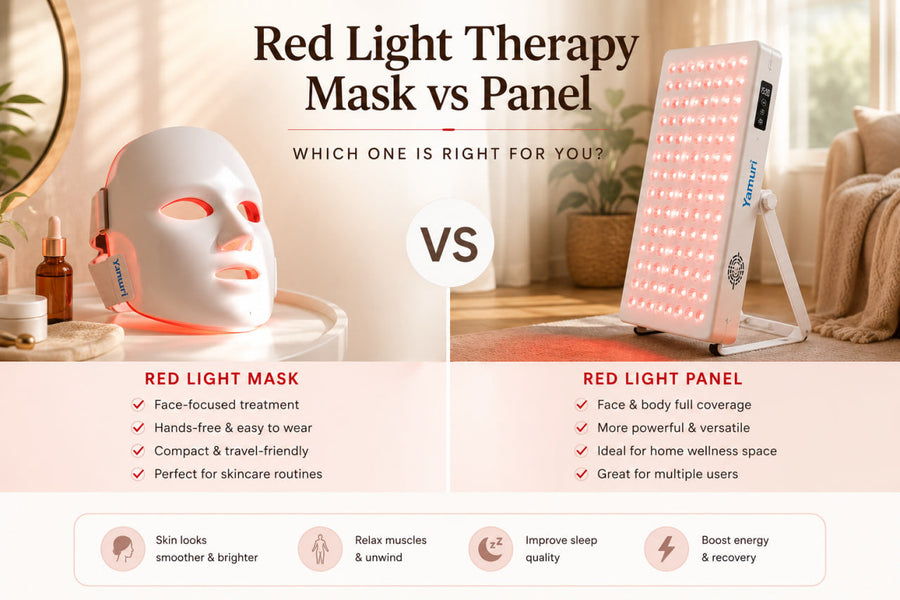 Red Light Therapy Mask vs Panel: Best for Face, Body & Budget?
