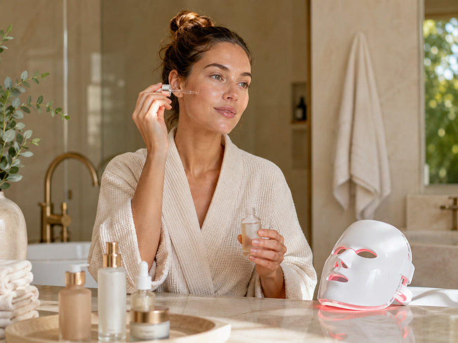 Best Serum to Use with Red Light Therapy: Before or After