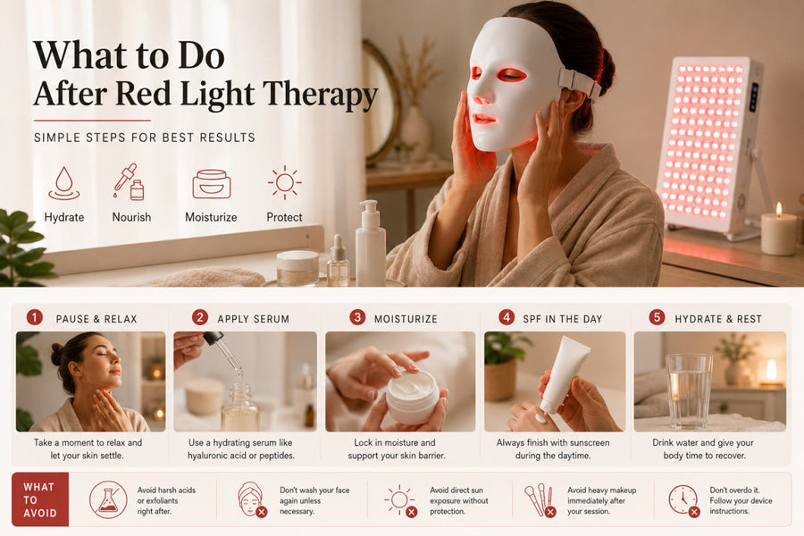 What to Do After Red Light Therapy for Best Skincare Results