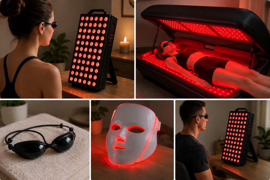Do You Have to Wear Goggles for Red Light Therapy丨Eyes, Masks?