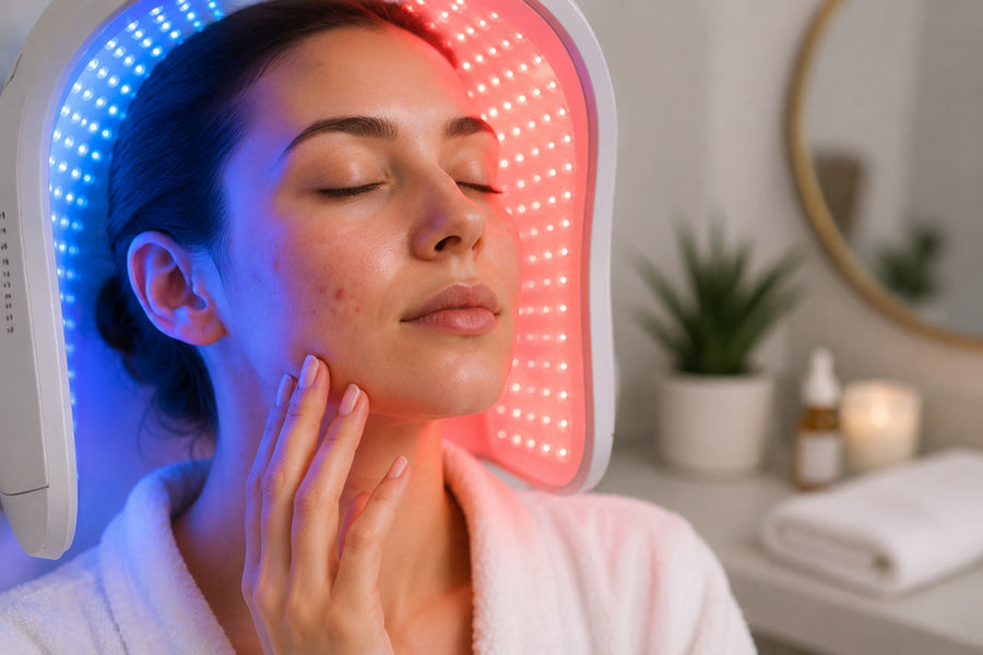 Which LED Light Is Best for Acne？Blue, Red, or Both