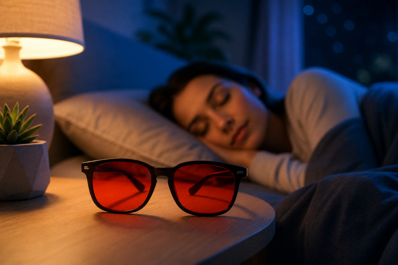 Red Glasses for Sleep: Wear 1 to 2 Hours Before Bed