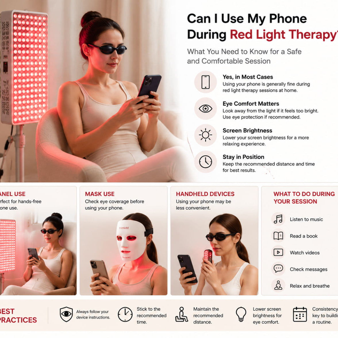 Can I Use My Phone During Red Light Therapy? Quick Facts