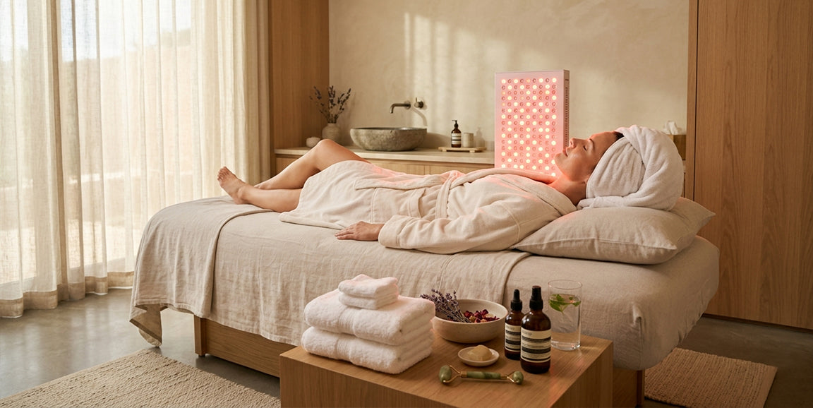 Turn your home into a spa with red light therapy